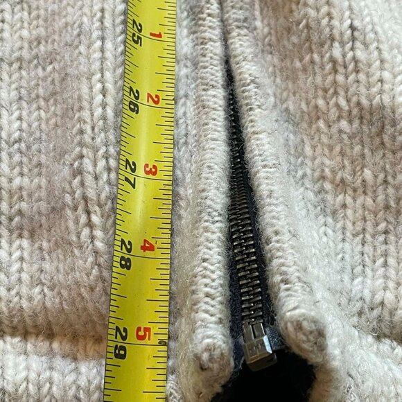 Kyber Outerwear 100% wool coat hooded zip up tan Women's 2xl Nepal - Picture 6 of 9